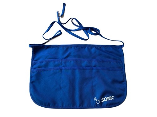 Sonic blue employee worker - -,