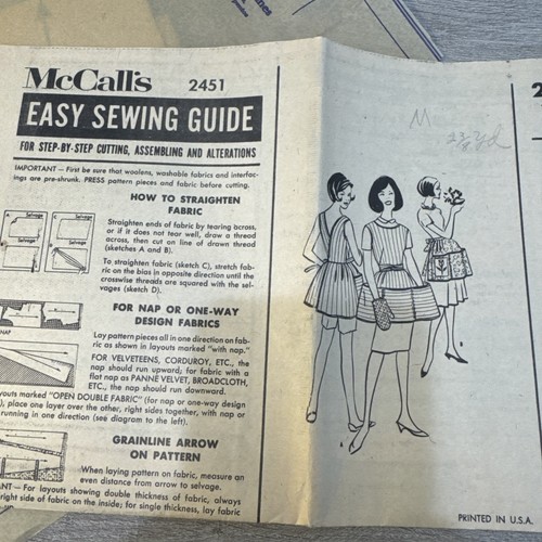1960s vintage mccall - 1960s, mccall's