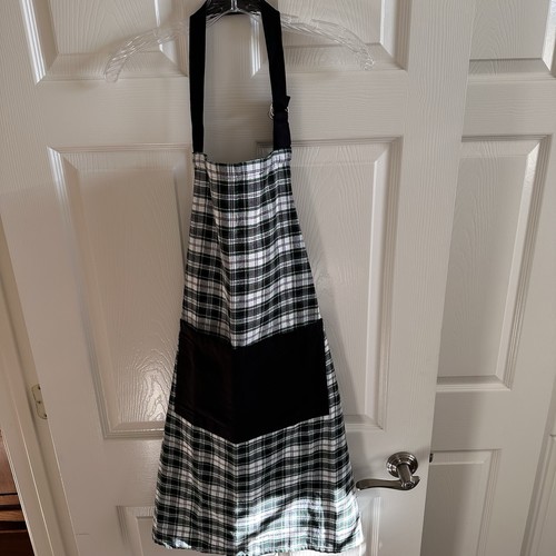 Black scotch print - print, apron