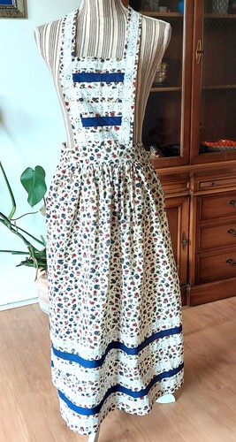 Vtg cottage white eyelet - cottage,
