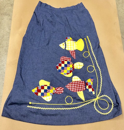 Vintage handmade blue - blue, wrap