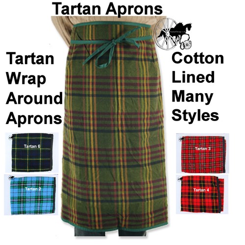 Tartan carriage driving - driving, apron