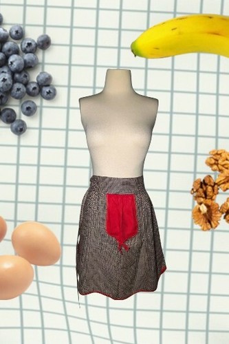 Retro full apron red - retro,